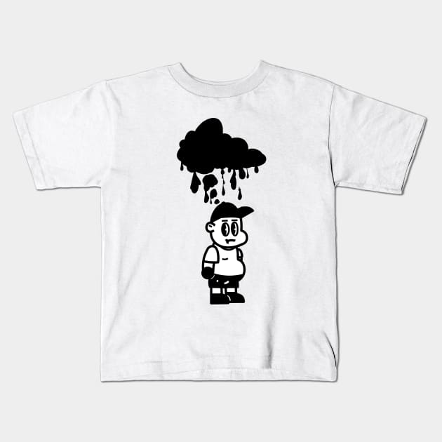 Bad thoughts Kids T-Shirt by AlanNguyen